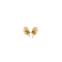 14k Yellow Gold Round Stud Earrings (5.0 mm)