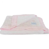 Luxury Satin Border Blanket - Pink - BIG FRENCHIES