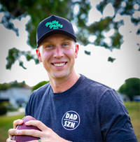Philly Philly Dad Performance Hat - Black w/ Kelly Green Letters