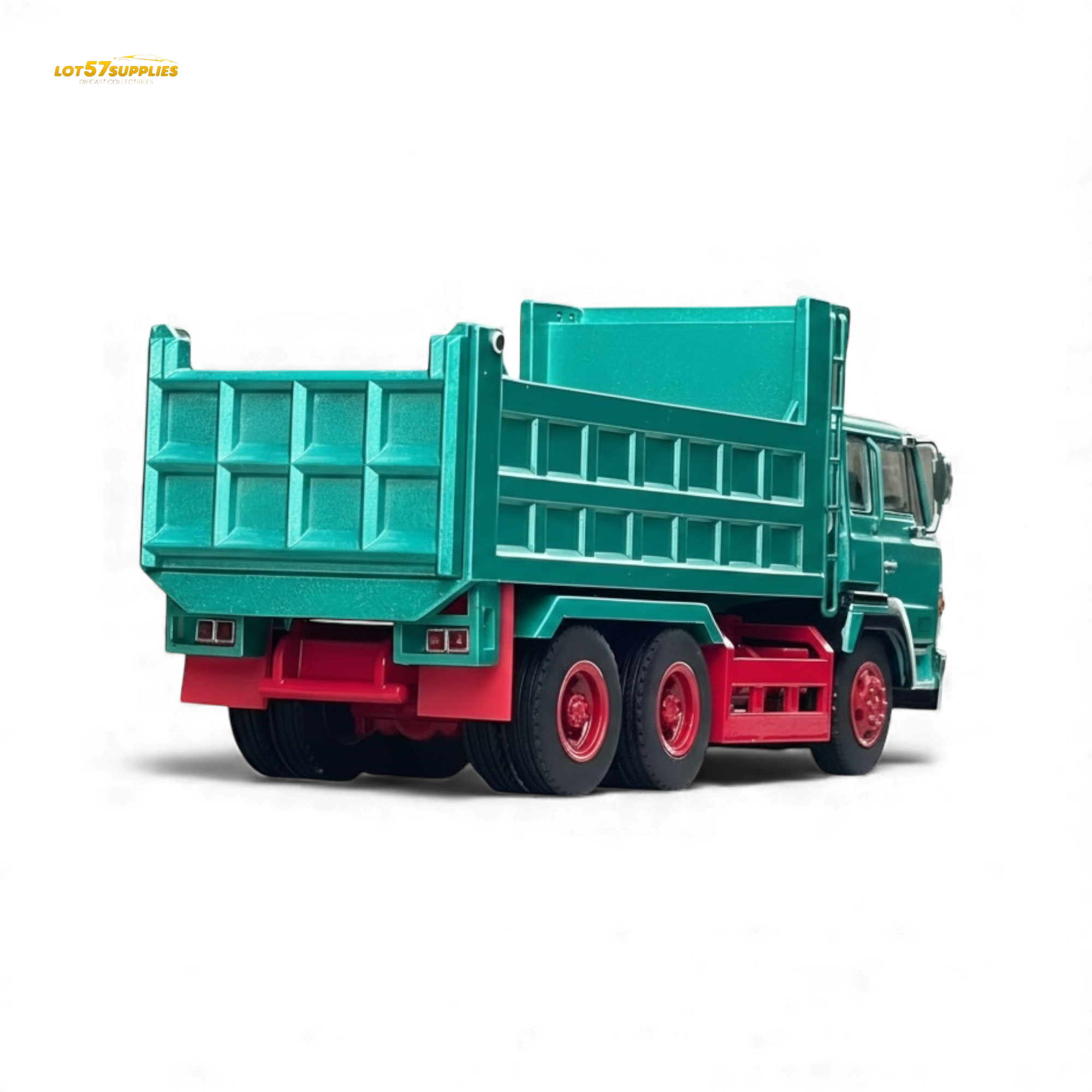 (Pre-Order) DBGT Hino Super Dolphin Dump Truck Green 1:64