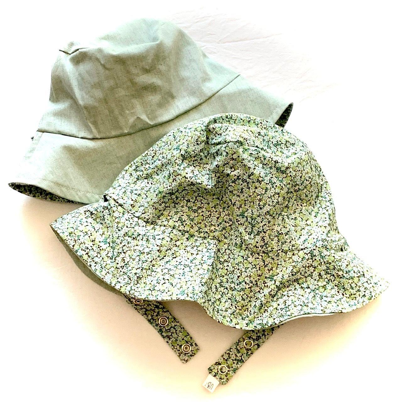 Bucket hat in Emerald Roses - BIG FRENCHIES