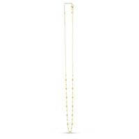 14k Yellow Gold Bead Necklace