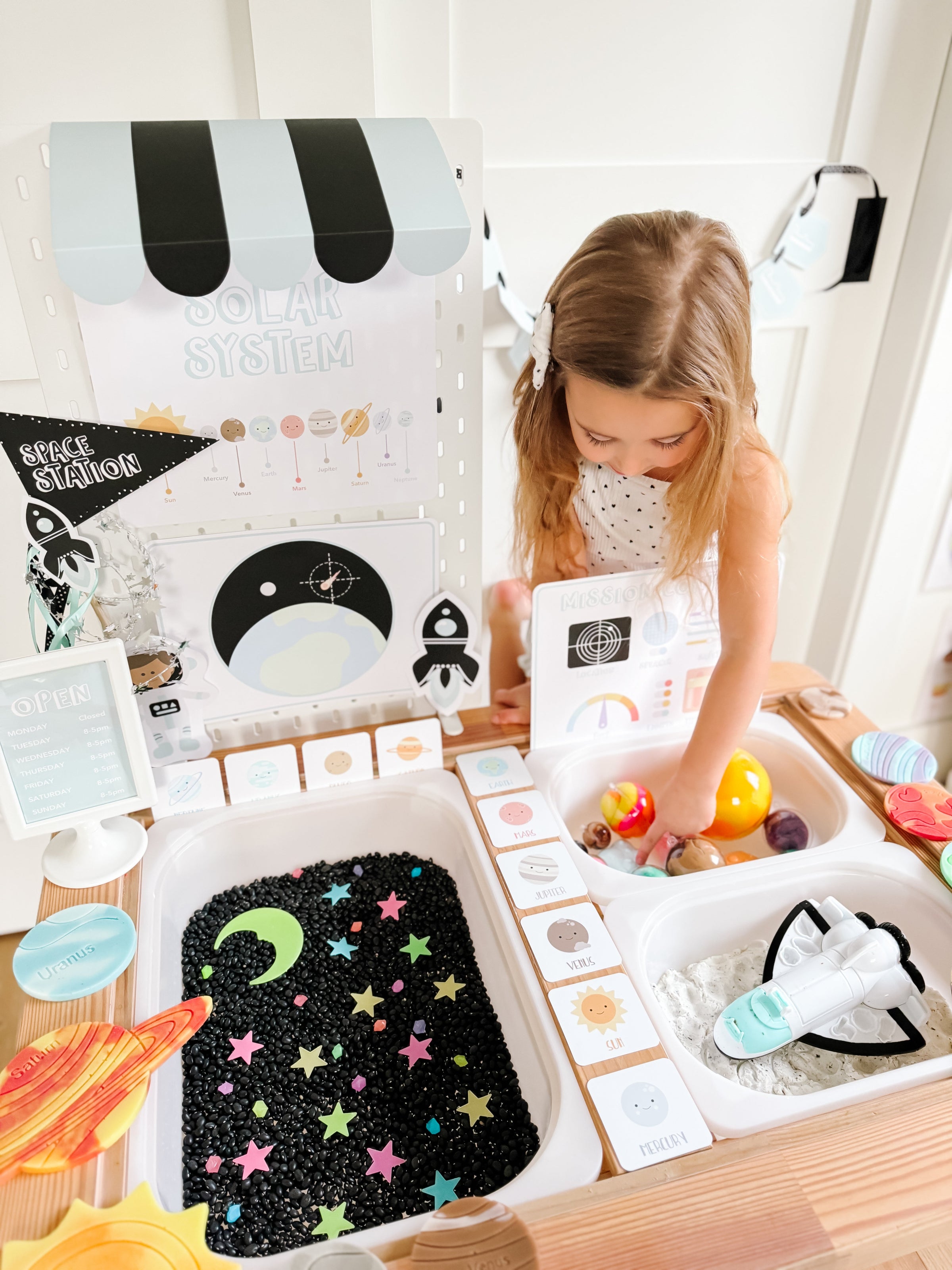 Space Station Printable Dramatic Play Kit