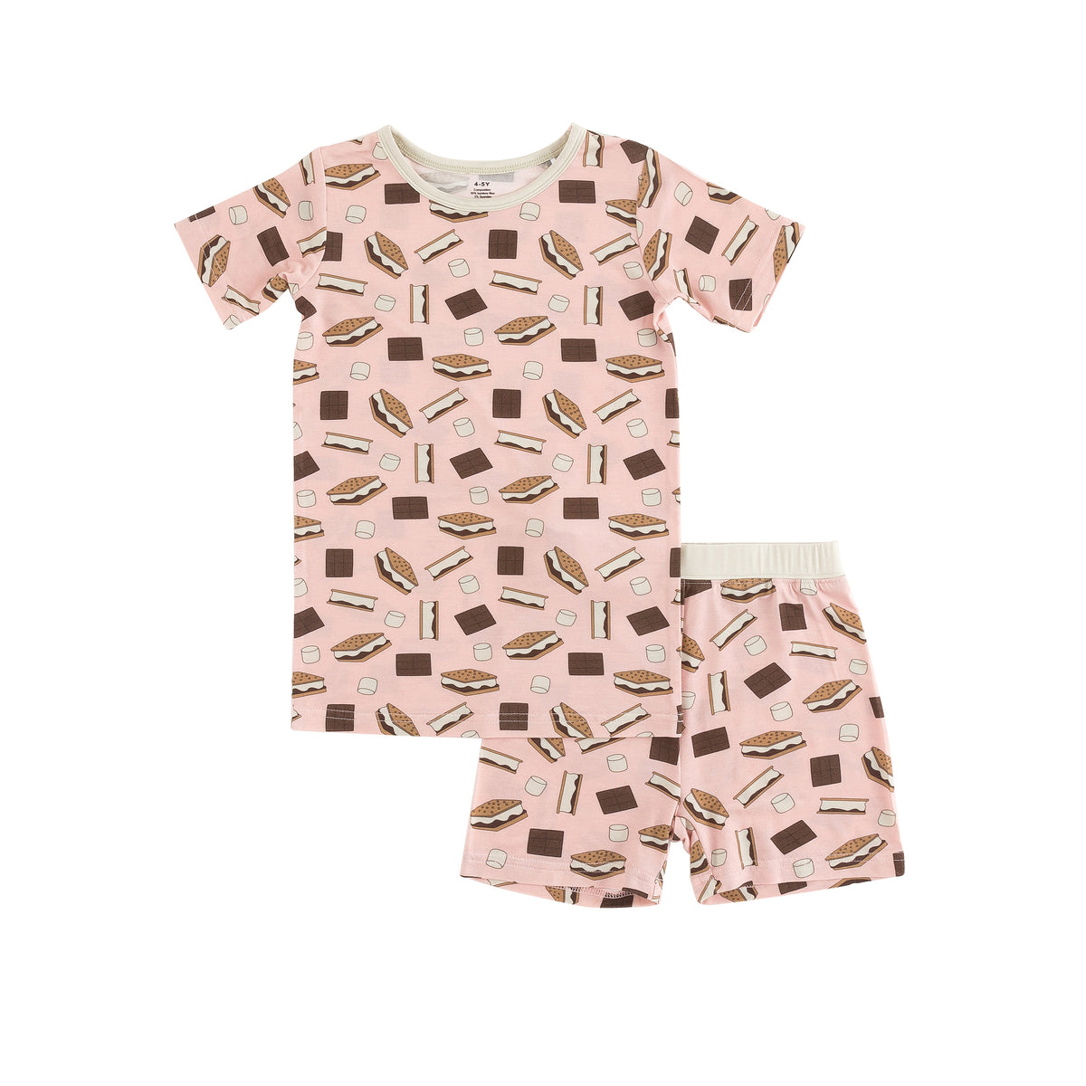 S'more to Love (Short PJ Set) - Pink - BIG FRENCHIES