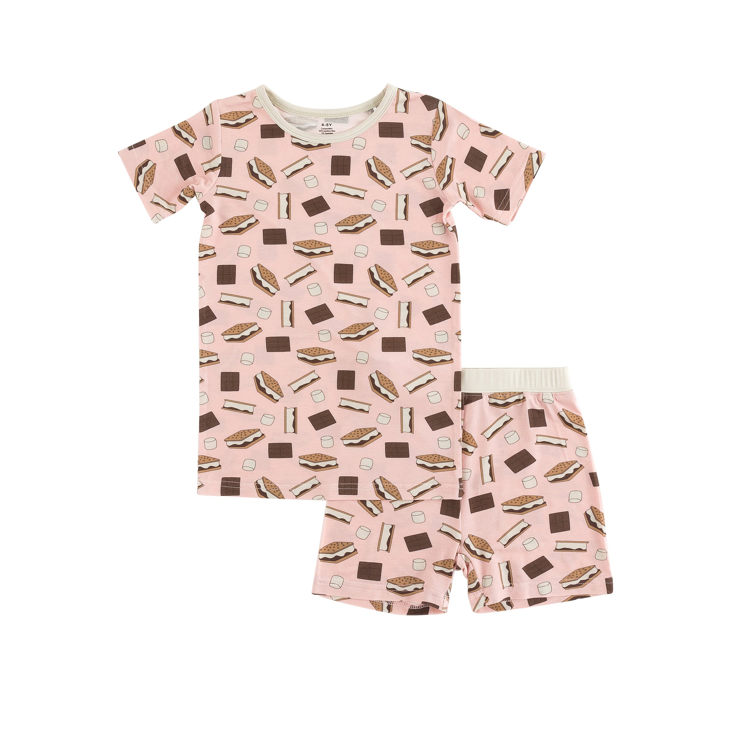S'more to Love (Short PJ Set) - Pink - BIG FRENCHIES