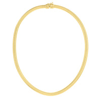 14k Yellow Gold Tubogas Necklace (5.00 mm)