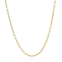 Double Extendable Cable Chain in 14k Yellow Gold (1.9mm)