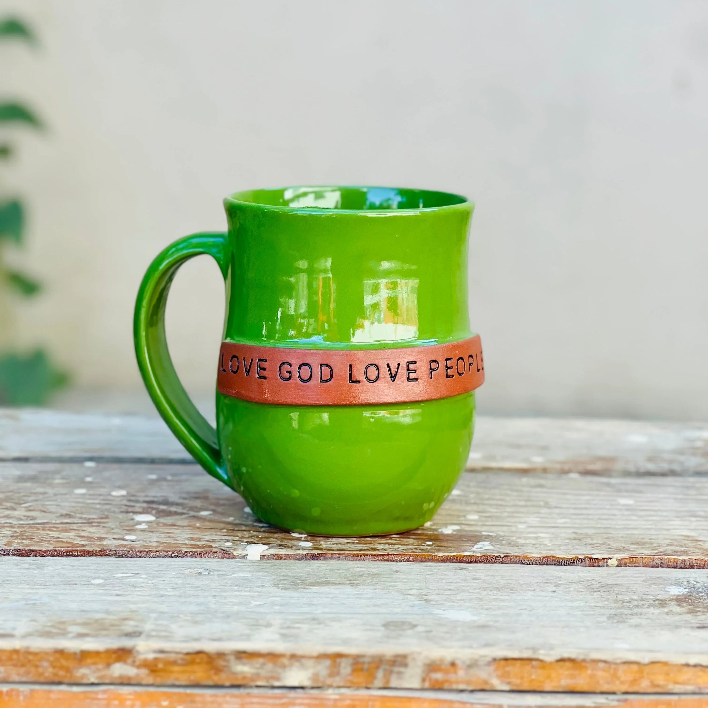 Love God Love People Mug - BIG FRENCHIES