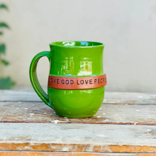 Love God Love People Mug - BIG FRENCHIES