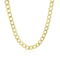 5.3mm 10k Yellow Gold Curb Chain