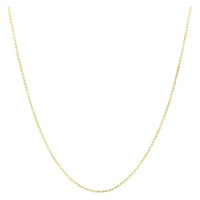 14k Yellow Gold French Cable Chain (1.30 mm)