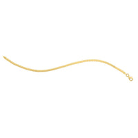 14k Yellow Gold 7 inch Mini Cube Bracelet (2.60 mm)
