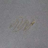 14k Yellow Gold Diamond Cut Cable Link Chain 0.7mm