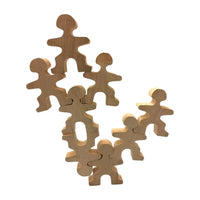 32-Piece Wooden Little Balancing People Stacking Set | Mindful Open-Ended Play - BIG FRENCHIES