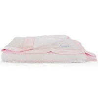 Luxury Satin Border Blanket - Pink - BIG FRENCHIES