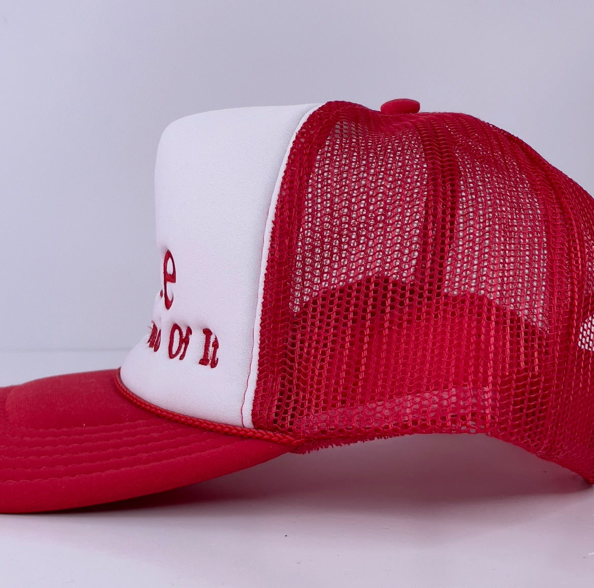 I Snort Coke And I’m Proud Of It Custom Embroidered Mesh Trucker rope snapback