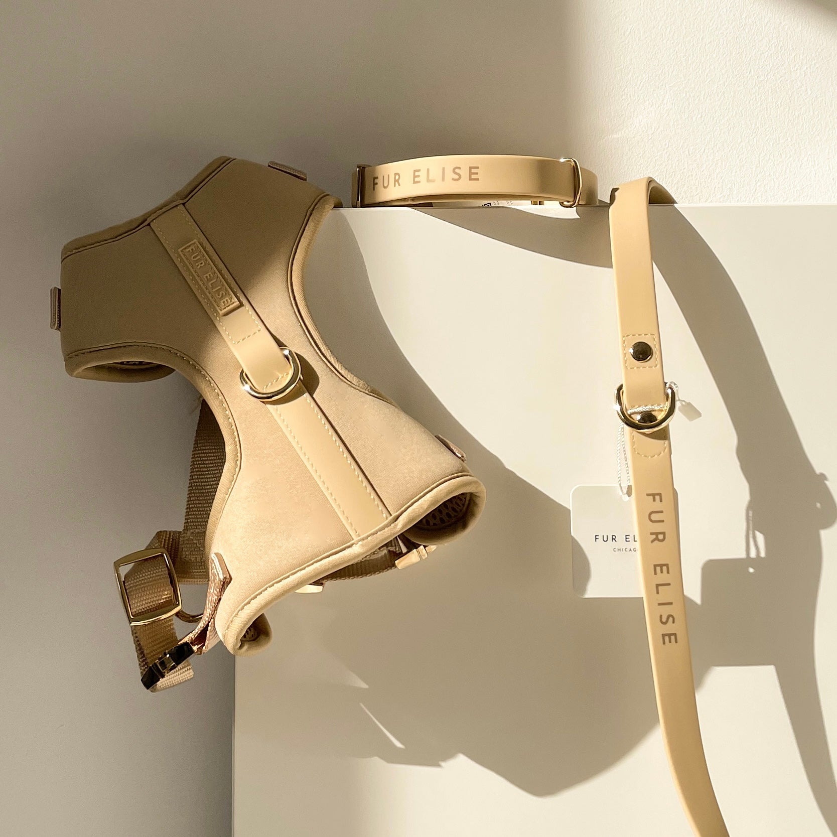 Elise Harness & Leash Set - Sand
