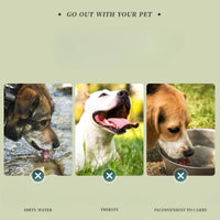 Dog Feeders Folding Silicone Bowl Outdoor Travel Foldable Portable Cat Dog Food Water Container Feeding Tray Bowl Pet Supplies