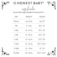 HonestBaby Baby Girls' Sleep and Play Footed Pajamas One-Piece Sleeper Jumpsuit Zip-Front Cotton Pjs 1 Baby Zebra Camo 0-3 Months - # BAAA21110027