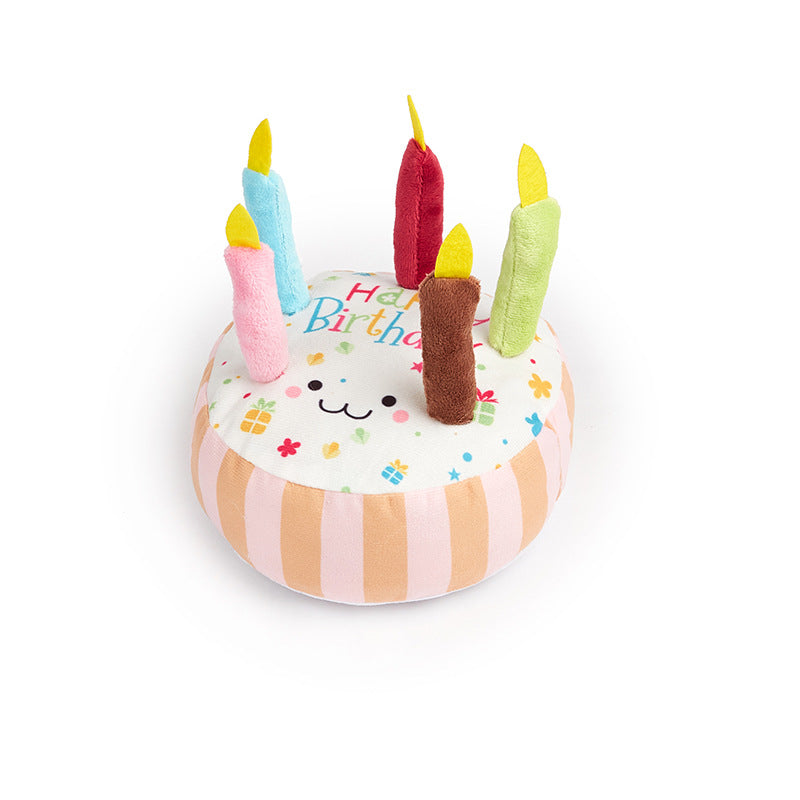 Dog Simulation Cake Toy Pet Simulation Snack Toy Cake Candy Dog Bite Toy Pet Toy