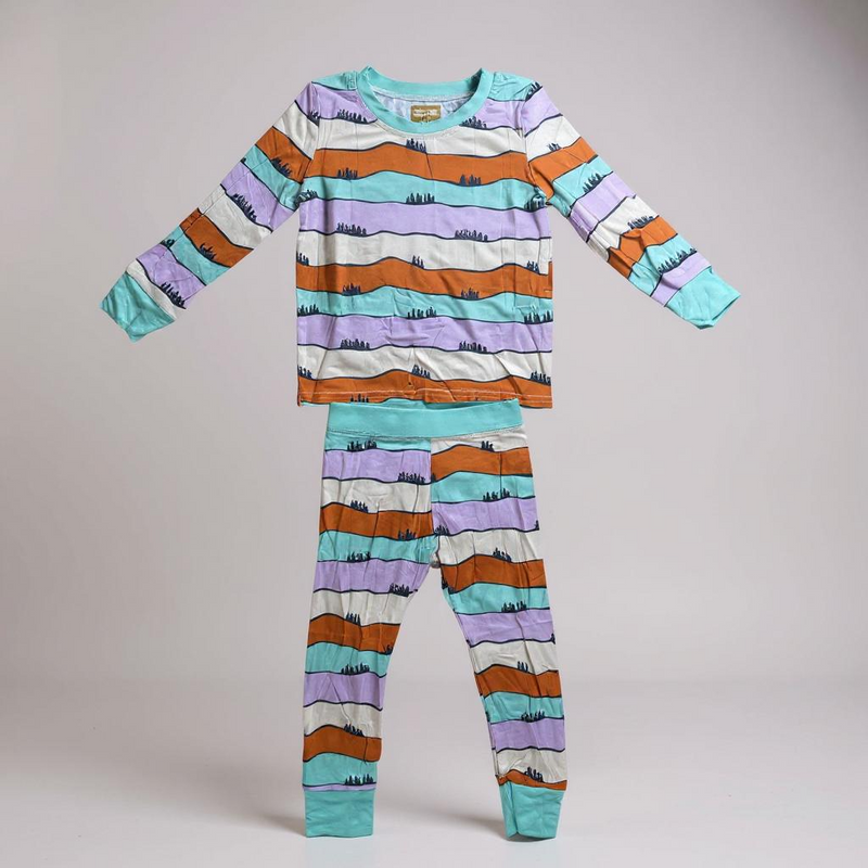Hills Bamboo PJ Set - Premium Kids Pajamas | Eco-Friendly Sleepwear - BIG FRENCHIES