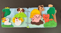 Interactive Farm Animal Quiet Book, Finger Puppet Activity Book for
Kids, Teacher Educational Tool - BIG FRENCHIES