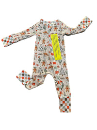 Cowboy christmas bamboo zip sleeper 220 GSM- TRUE TO SIZE - BIG FRENCHIES