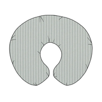 Seafoam Ribbed Nursing Pillow Cover