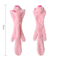 New Pet Plush Crocodile Pig Elephant Sound Paper Toy Dog Boredom-Relieving Durable Shell Toy