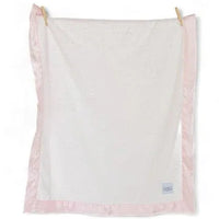 Luxury Satin Border Blanket - Pink - BIG FRENCHIES