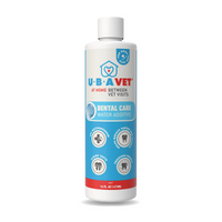 UBAVET Dental Care Water Additive for Dogs & Cats – Odorless & Tasteless Oral Health Solution (16 fl oz / 473 ml) - BIG FRENCHIES