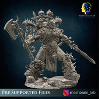 3d Printed Doom Marine Demonhost By Meshbrain Labs Miniatures