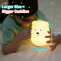 LumiPets® Benny the Bear- Children's Touch Night Light - BIG FRENCHIES