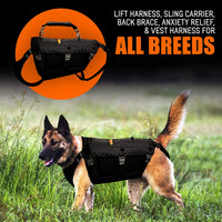[LIFETIME WARRANTY!] NeoAlly 5-in-1 Sturdy Dog Lift Harness Full Body Support