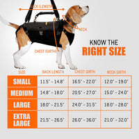 [LIFETIME WARRANTY!] NeoAlly 5-in-1 Sturdy Dog Lift Harness Full Body Support
