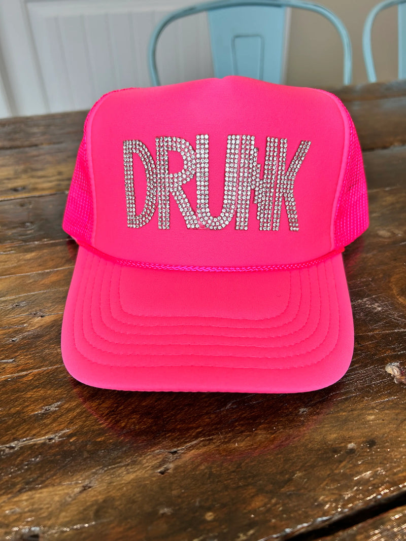DRUNK Rhinestone Trucker Hats - BIG FRENCHIES