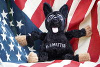 HuggleCause™, Project K-9 Hero, K-9 Mattis Knottie® Plush Dog Toy, Large - BIG FRENCHIES