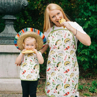 Taco Party Apron - fits sizes youth small through adult 2XL - BIG FRENCHIES