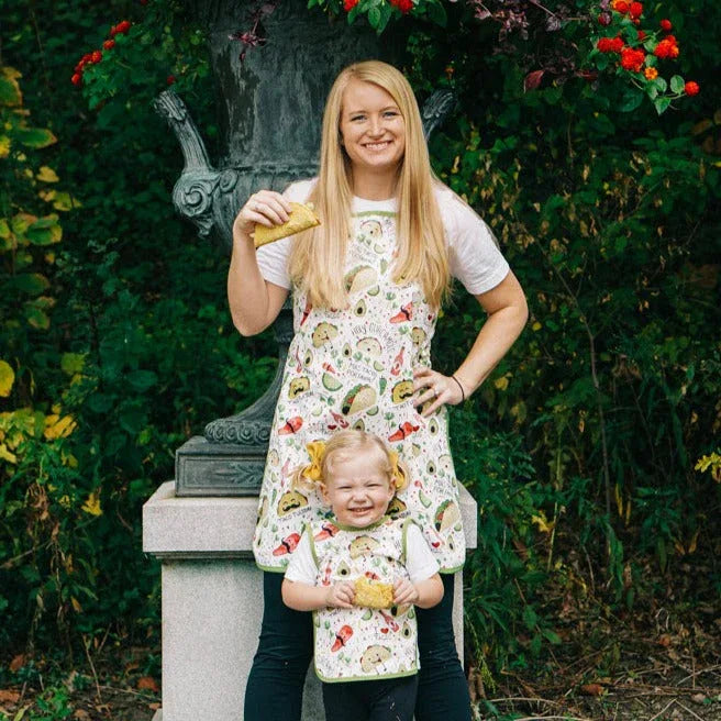Taco Party Apron - fits sizes youth small through adult 2XL - BIG FRENCHIES
