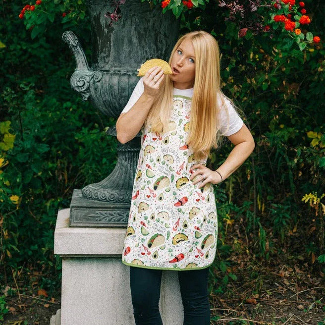 Taco Party Apron - fits sizes youth small through adult 2XL - BIG FRENCHIES