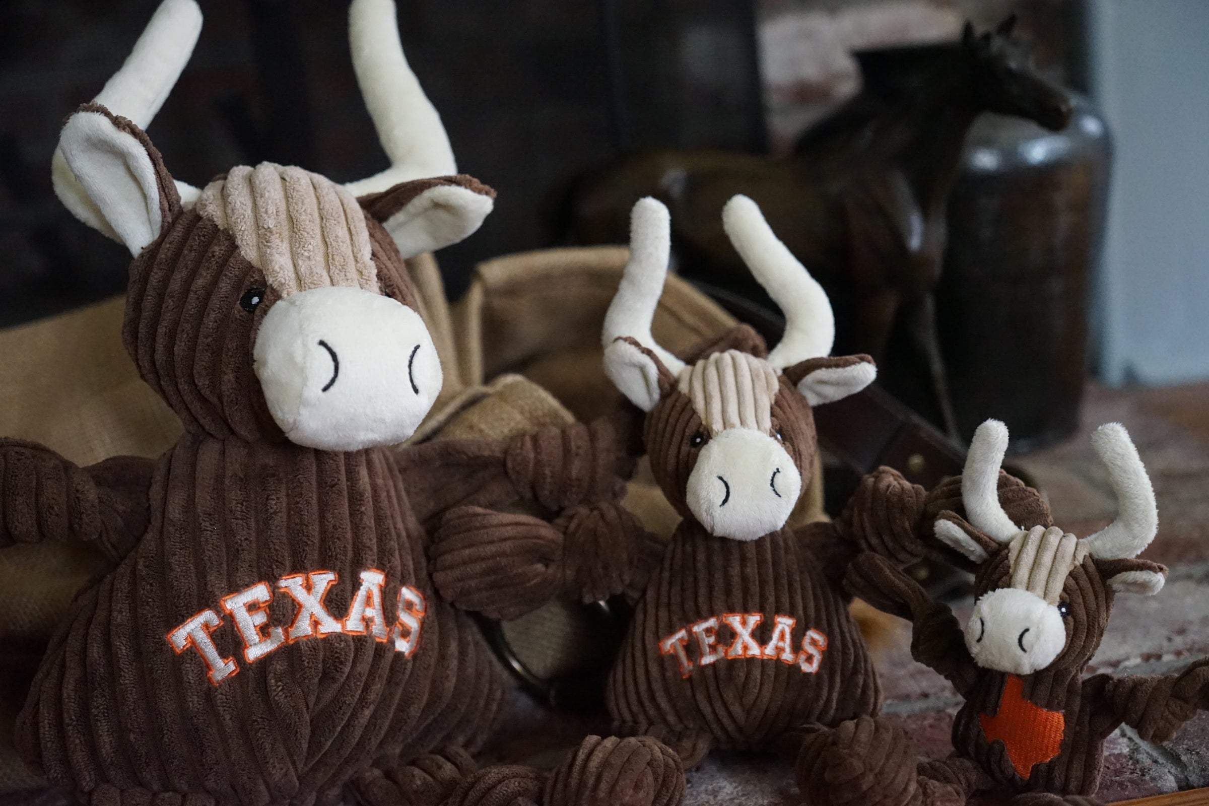 Texas Longhorn Knottie® Plush Dog Toy - BIG FRENCHIES