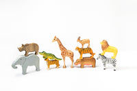 Wooden Safari Animals