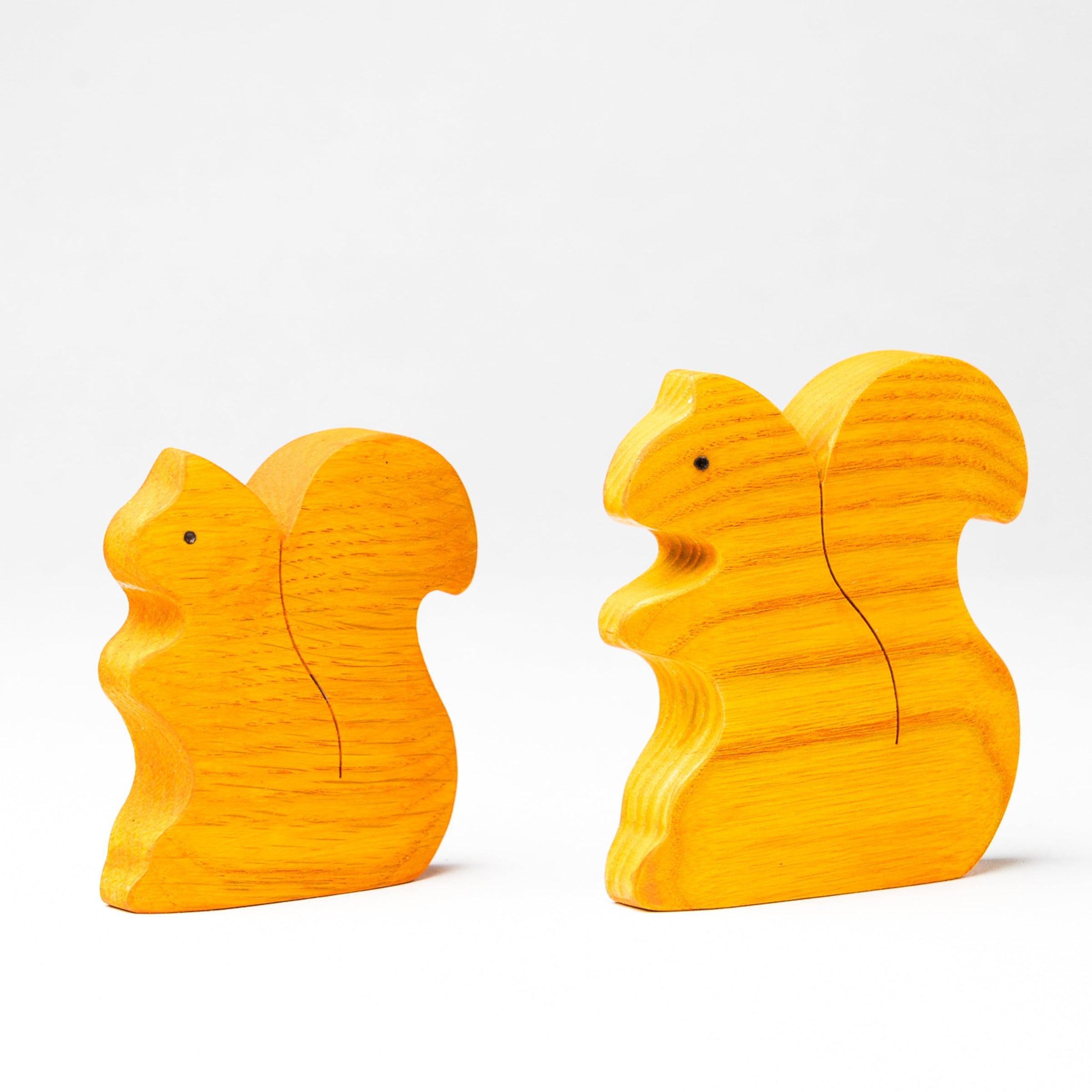 Wooden Squirrel set of 2 puzzle