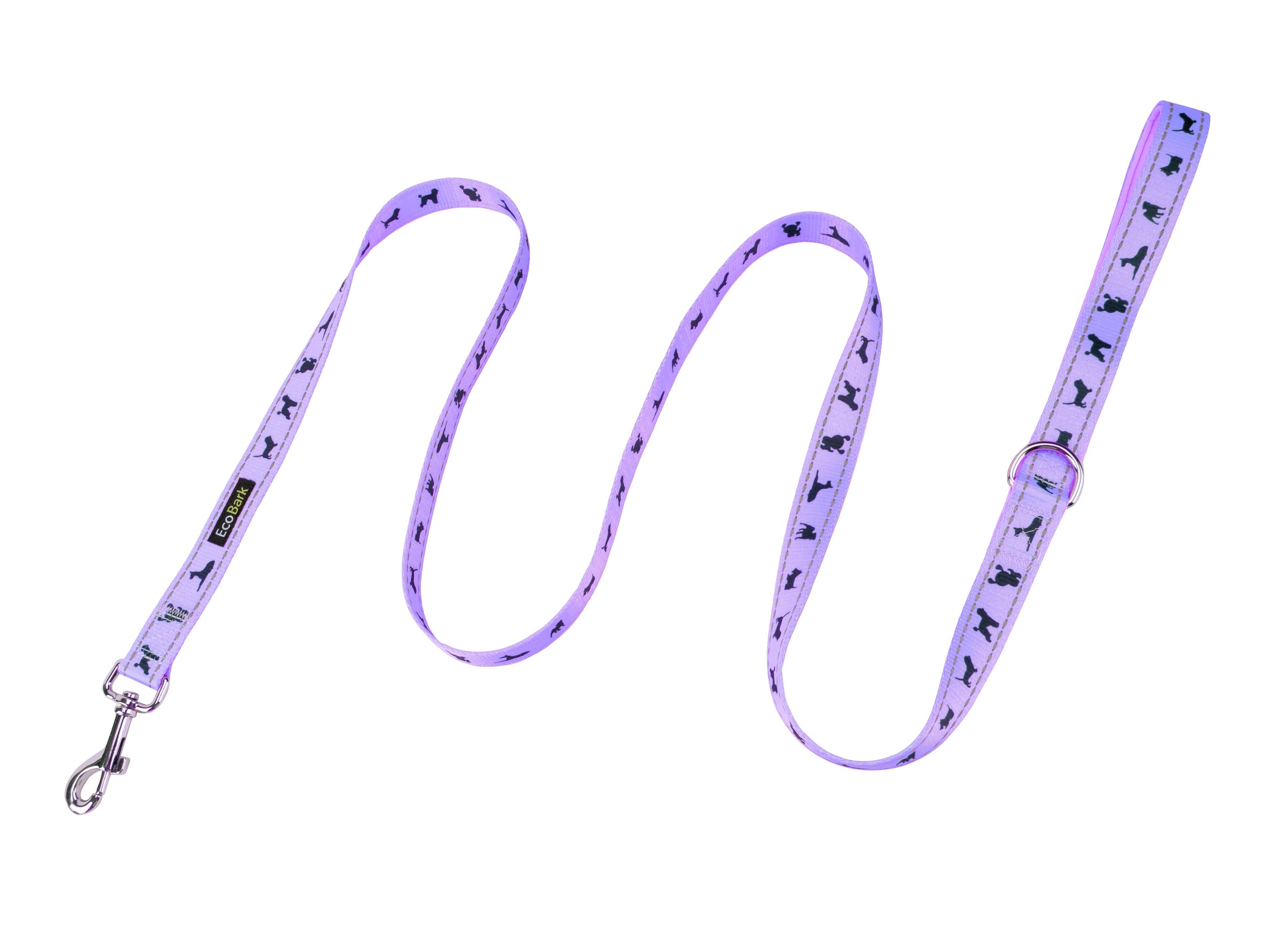 EcoBark Lavender Dog Leash - Comfort Grip Padded Leash - 4ft, 5ft, and 6ft for Small and Medium Dogs - BIG FRENCHIES