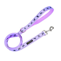 EcoBark Lavender Dog Leash - Comfort Grip Padded Leash - 4ft, 5ft, and 6ft for Small and Medium Dogs - BIG FRENCHIES