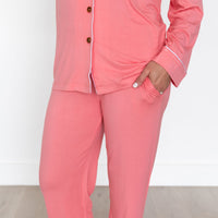 Lillian's Garden Swans Bamboo Women's Luxe Lounge Set