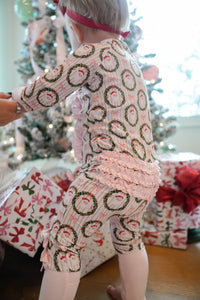 Pink Santa - Ribbed Bamboo Sleeper
