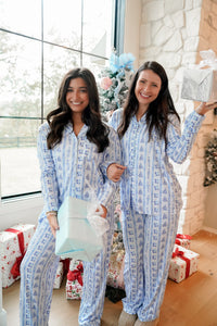 Blue Christmas - Long Pajama Set