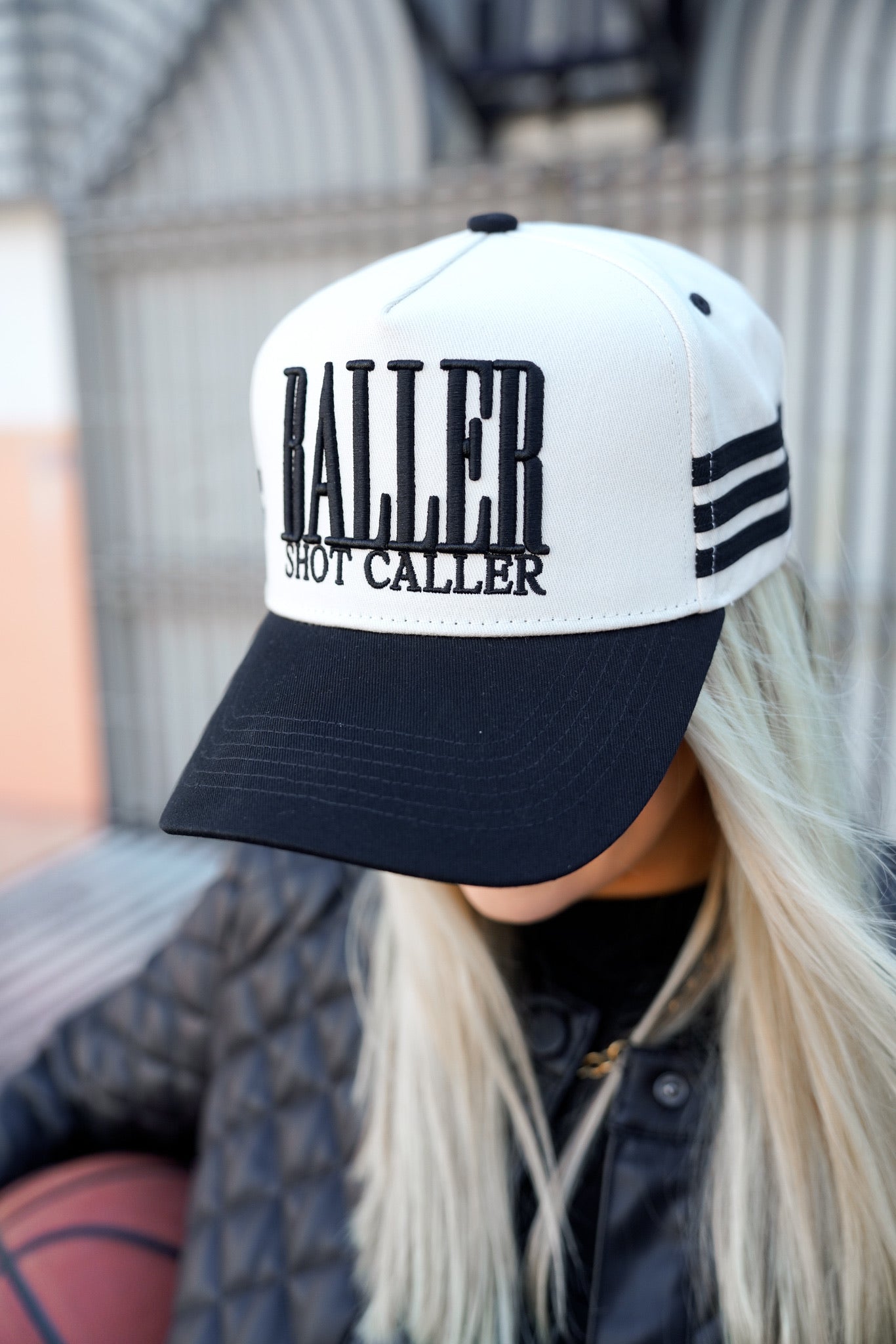 Baller - Black Vintage Trucker Hat - PREORDER