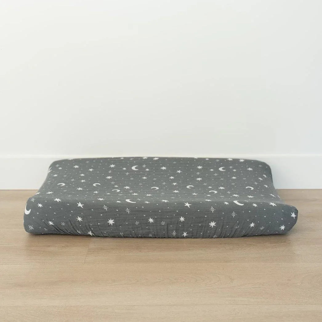 Night Sky Muslin Changing Pad Cover - BIG FRENCHIES